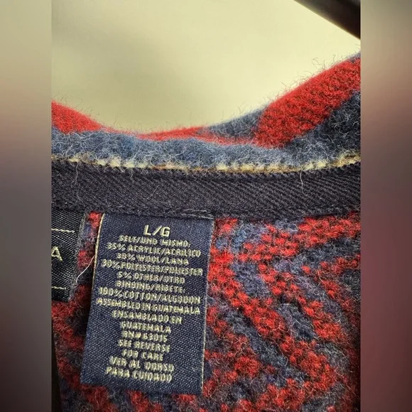 Vintage Sonoma Wool Blend Scenic Tapestry Jacket L - Picture 6 of 14